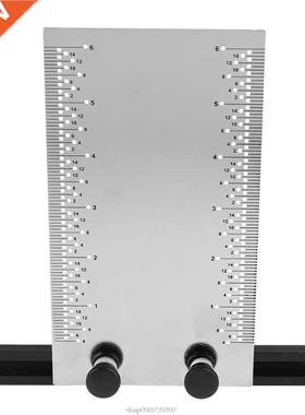 6 inch Stainless Steel Woodworking T-Rule Ruler Multi-functi