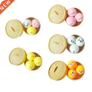 Portable Stuffed Gadget Fidget Novelty TPR Toy Soft 4In Bun