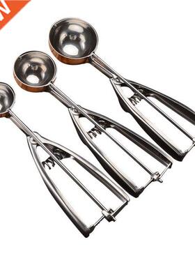 Ice Cream Scoop Kitchen Tools  Size Stainless Steel Spring