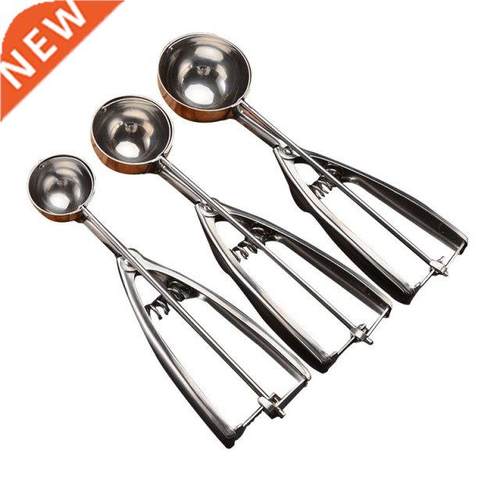 Ice Cream Scoop Kitchen Tools  Size Stainless Steel Spring