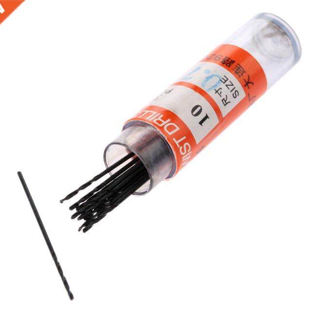 10Pcs 0.7mm Twst Drll Bts HSS Hgh Speed Steel Drll Bt