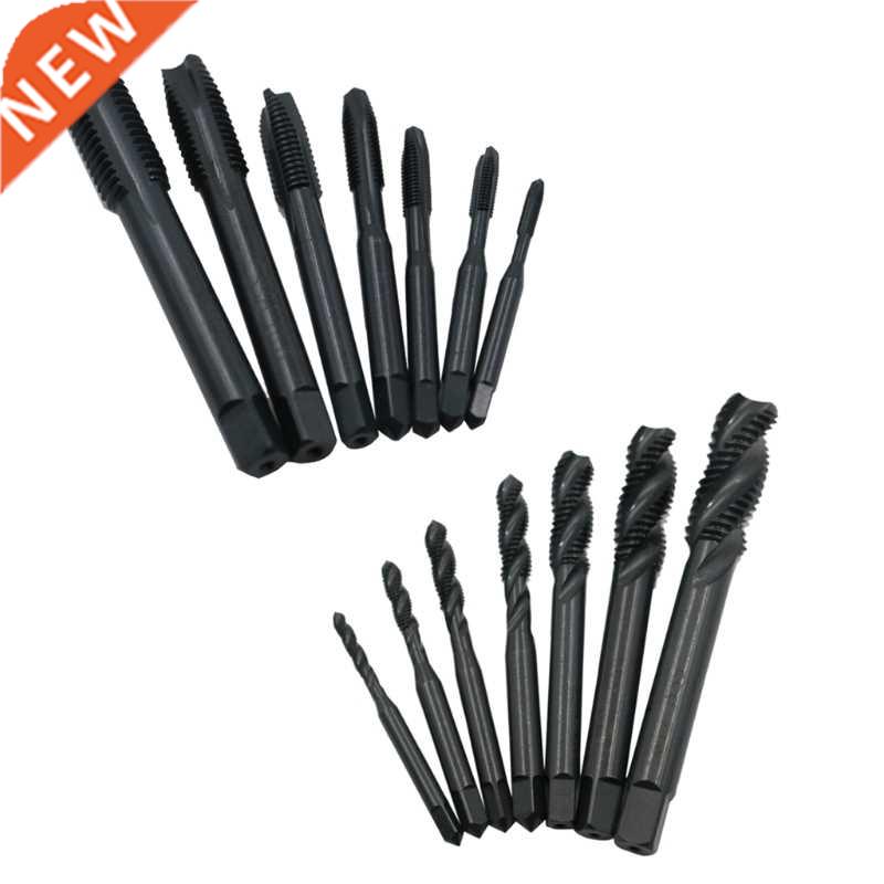 Straight /Spiral Thread Tap Drill Bit Hand Screw Taps Sets H