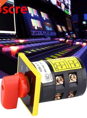 Electric 3-Position 8 Terminals Locking Type Changeover Sele