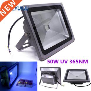 UV LED Floodlight 50W 365nm 85-265V High Power Ultra Violet