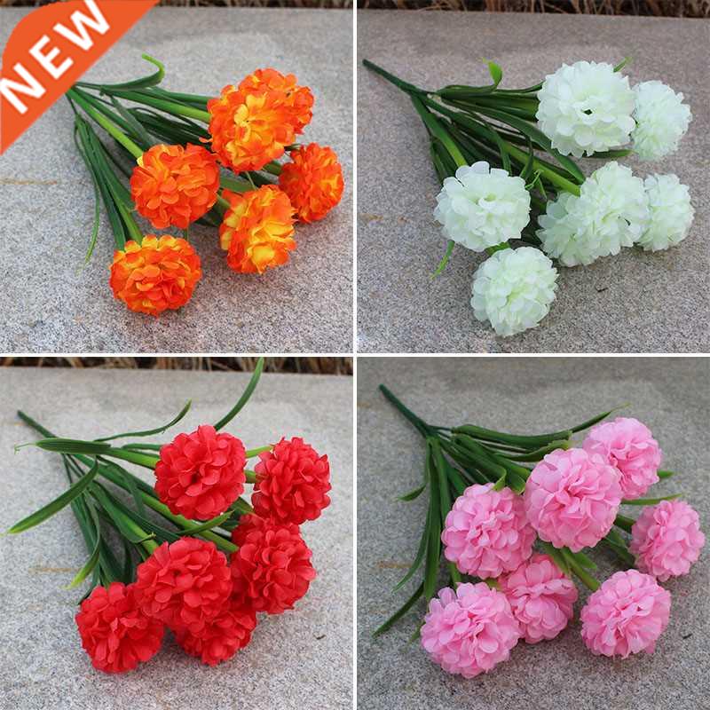 Cheap Multicolor Silk Hydrangea Artificial Flower White Wedd