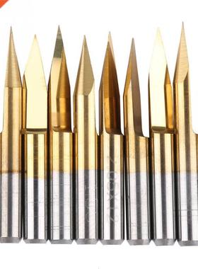 10pcs/Lot .175mm Titanium Coated Tungsten Steel Engraving C