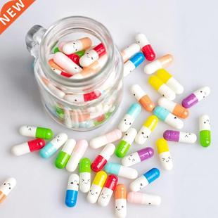 Pills Paper Notes Roll Smiley With 50Pcs Message Mini