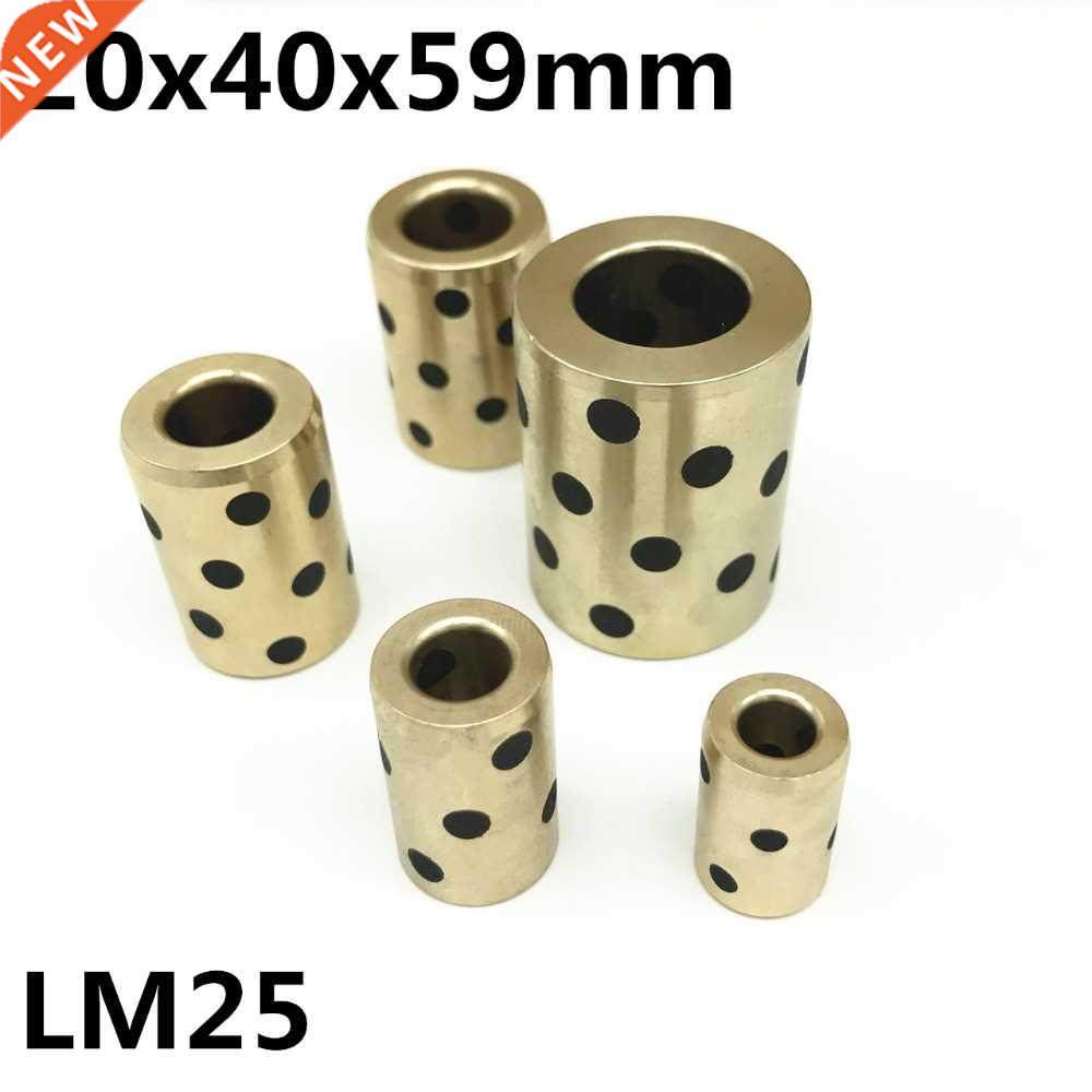 4pcs 25x40x59 mm linear graphite copper set bearing copper b