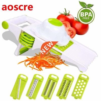 5 in 1 Spiralizer Vegetable Slicer Cutter Potato Tomato Onio