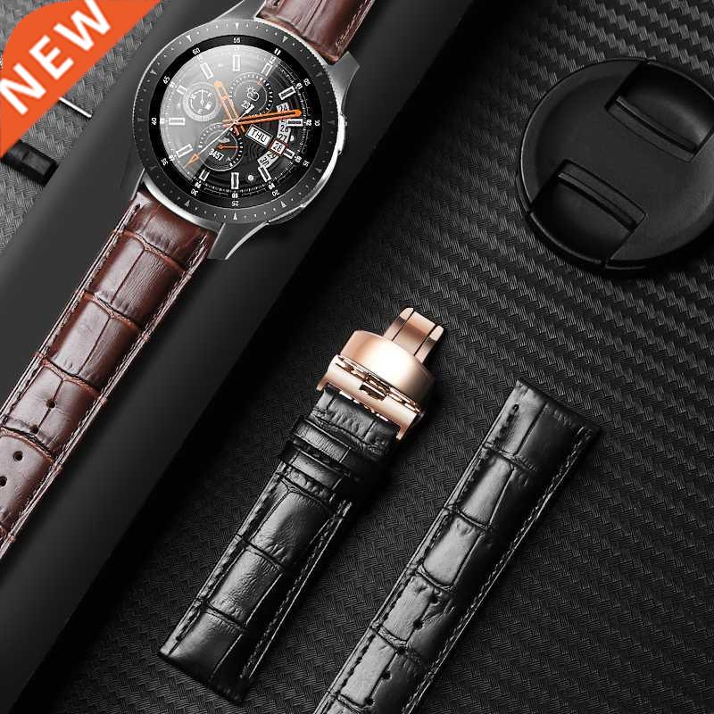 Leather WatchBand for Samsung Galaxy Watch 3 Active 2 Gear