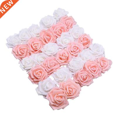 20Pcs 6cm Big PE Foam Roses Artificial Flower Heads For Wedd