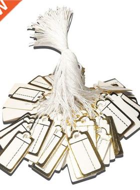 White Tags With String- 1000Pcs Marking Strung Tags Writable