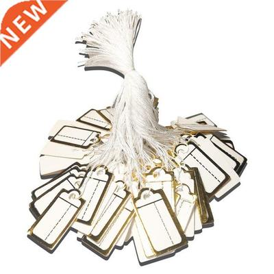 White Tags With String- 1000Pcs Marking Strung Tags Writable