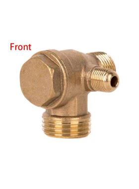 3 Port Brass Male Threaded Check Valve Connector Tool for Ai