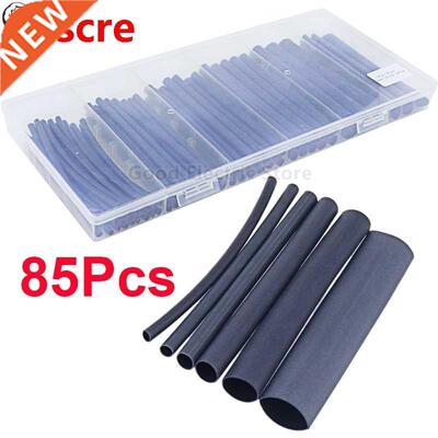 85PCS/Box Black Pyefin Ratio :1 Heat shrinkable tube Ca