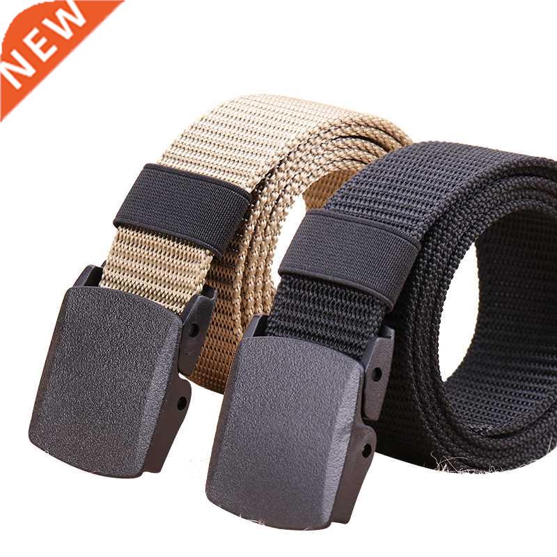 2019 Men Tactical Belt Nylon Military Waist Belt With Plasti-封面