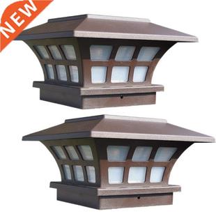 Ligs Waterproof Outdoor 2Pack for Post Cap Solar
