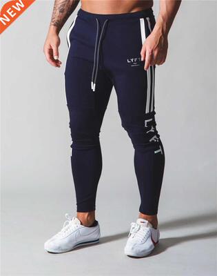 Side Stripe JP& New Autumn Men Gym Training Jogging Pant