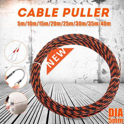 5-40M 5mm Guide Device Fiberglass Electric Cable Push Puller