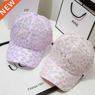 Women Summer Cap Sunscreen reathale Lace aseall Cap Kore