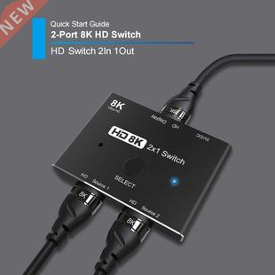 Out HDMI compatible Switcher Switch Splitter