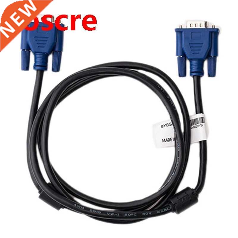 Monitor Video Cable, VGA Computer Host Connected To Video Ca