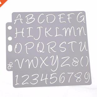 Hot Alphabet Numbers Stencils Template Painting Scrapbooking