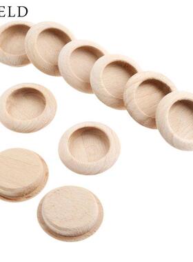 10Pcs Wooden Concealed Furniture Handles Kitchen Cabinet Dra