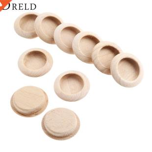 10Pcs Wooden Concealed Furniture Handles Kitchen Cabinet Dra