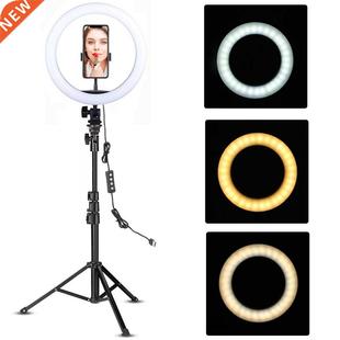 Tripod Light Ringlight Selfie Stnd with inch Ring LED
