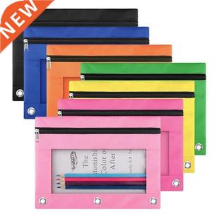 Ring Binder Zipper Pouch Pou Color Pack Pencil