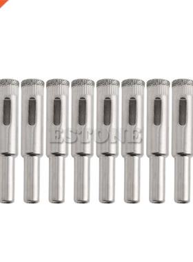 10Pcs 5/6/8/10/12 mm forage diamant base Coated Bits Scie Ca