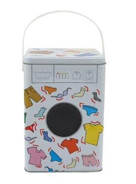 Color Washing Machine Iron Box, Portable Washing Powder Box,