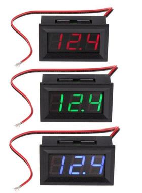 DC 4.5V-30V Digital Voltmeter 0.56 LED 2-Wires Voltage Volt