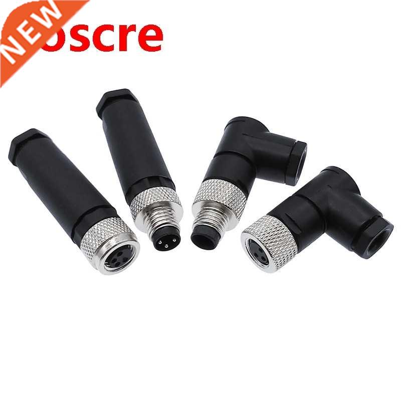 M8 Sensor connector Screw Threaded plug coupling Male Female