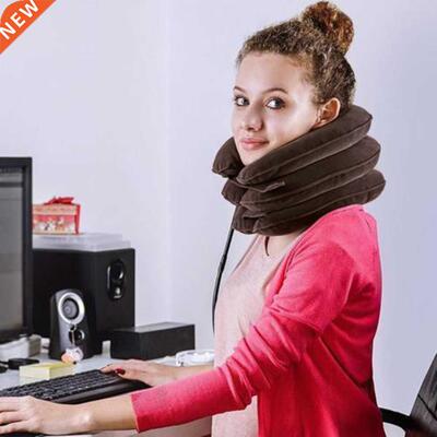 Expandable Pain-Relief Neck Pillow Collar Cervical Traction