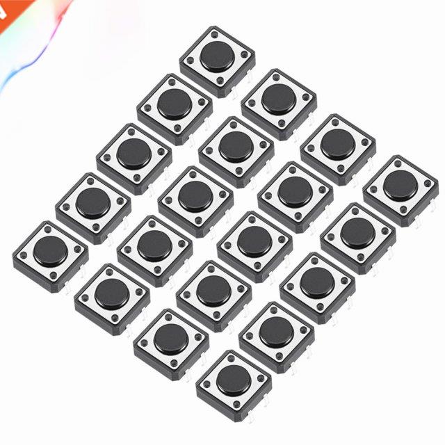 12x12x4mm Panel Micro PCB Momentary Tactile Tact Push Button