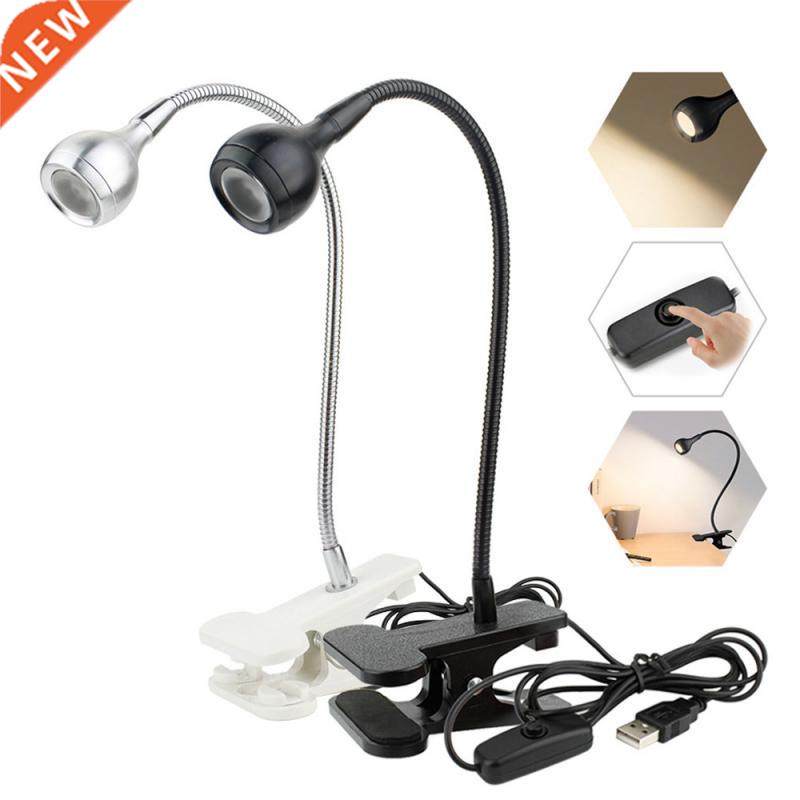 3W Student Learning LED Clip Desk Lamp 5v Eye Protection Tab
