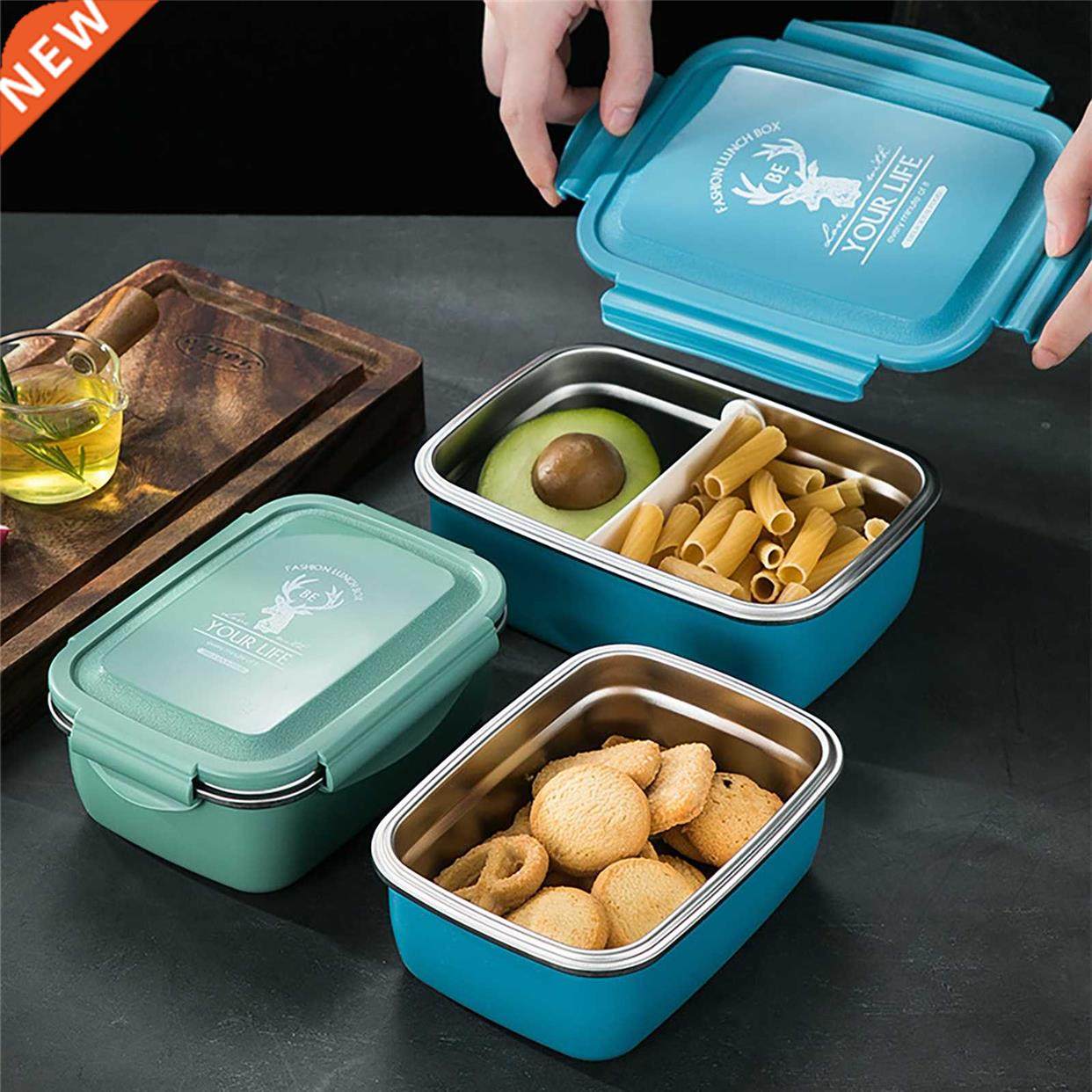 Stainless Steel Bento Box Leakproof Insulation Lunch Box for