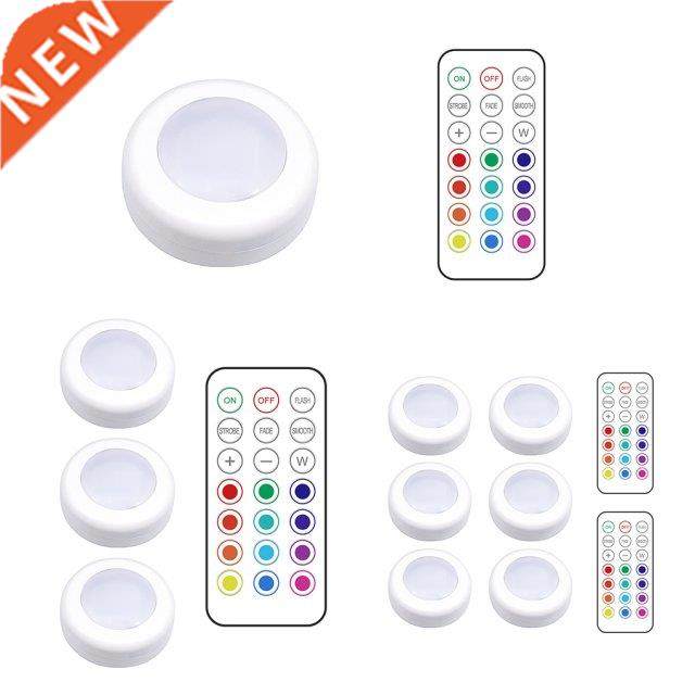 LED Closet Cabinet Lights Adjustable RGB Colorful Kitchen Wi