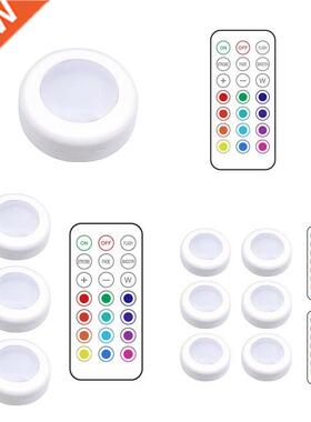 LED Closet Cabinet Lights Adjustable RGB Colorful Kitchen Wi