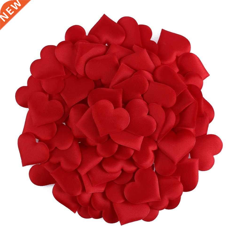 100pcs/lot Love Heart Shaped Sponge Petal For Wedding Decora