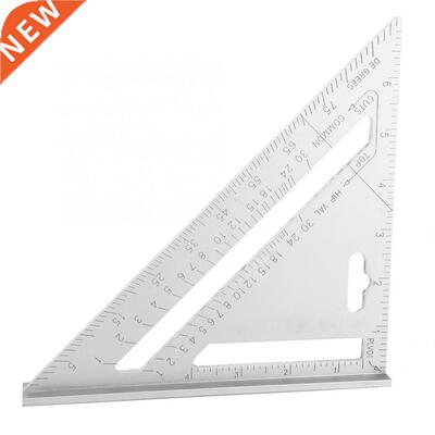 Aluminum Alloy Rafter Ruler Protractor Square Carpenter Mea