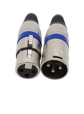 2Pair 3 Pin XLR Male Female Connectors Audio Cable Plug Jack