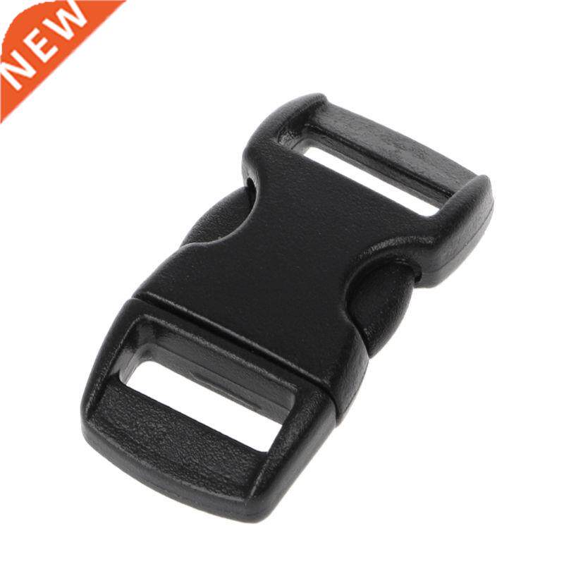 NEW 10PCS Buckles For Umbrella Paracord Bracelets Black Side