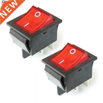 Interrupteur rouge à 4 broches lumineux | Interrupteu