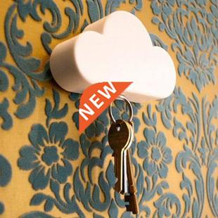 Creative Novelty Home Storage Holder White Cloud Shape Magne