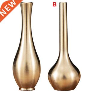 Copper Vase Artificial Flower Vase Plant Pots Flowerpot for