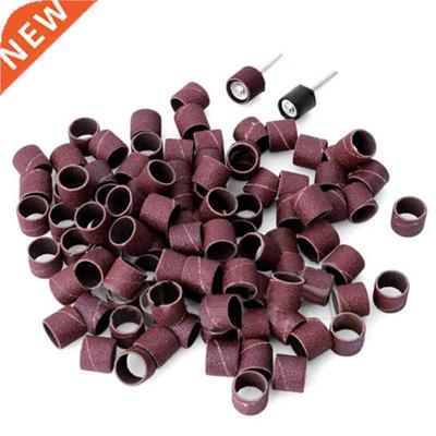 100PCS 80 Grit Sanding Drum Bands Sleeves Set With Sanding M