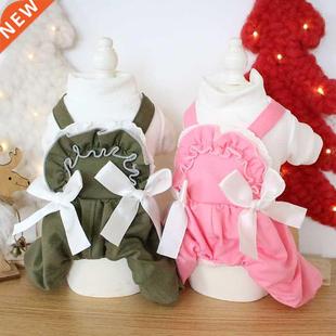 Design Green Clothes Decor Autumn Dog Lace Colors Bow Pink